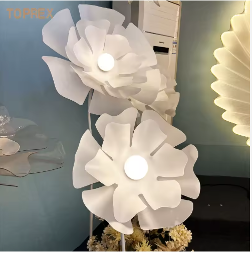 lampara estilo flores