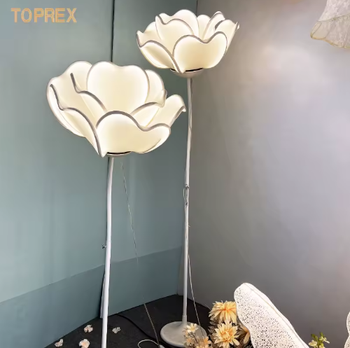 lampara estilo flores