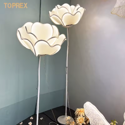 lampara estilo flores