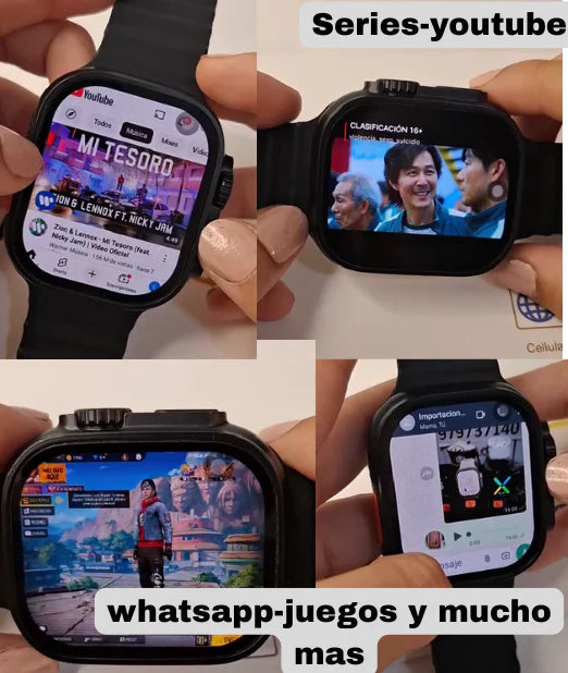 Reloj ultima tecnologia + Pulseras 7 de regalo + Envío gratis